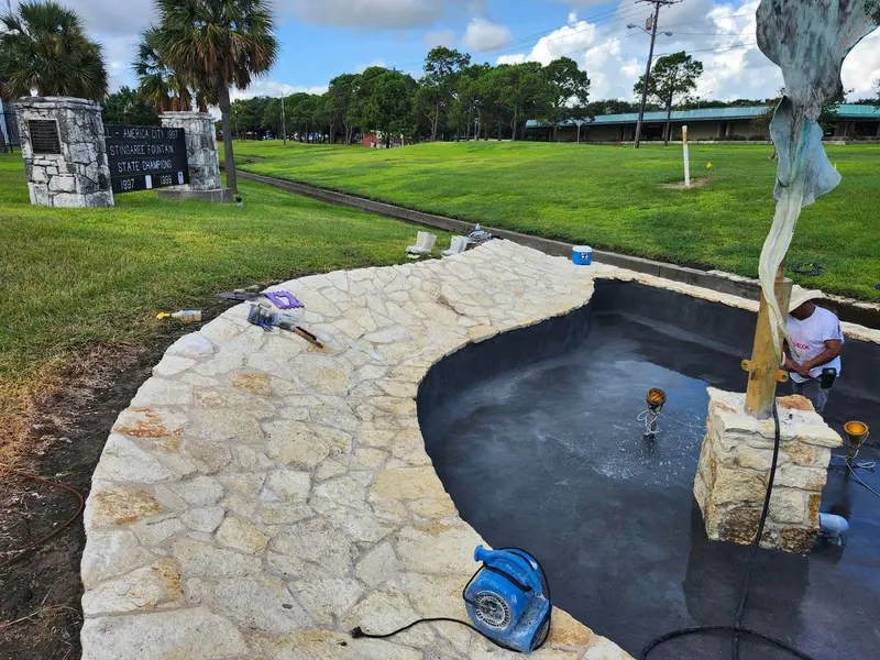 Commercial Pools & Fountains project in Houston, TX — Detail Construction project 4