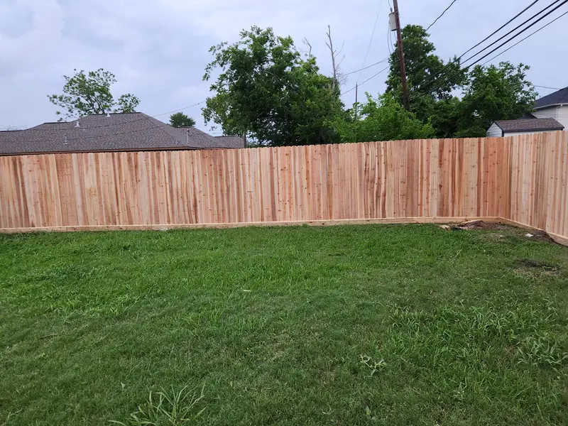 Cedar Fencing project in Houston, TX — Detail Construction project 7
