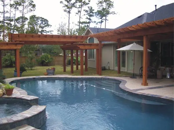 Pergolas project in Houston, TX — Detail Construction project 10