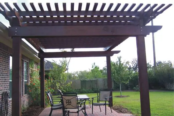 Pergolas project in Houston, TX — Detail Construction project 15