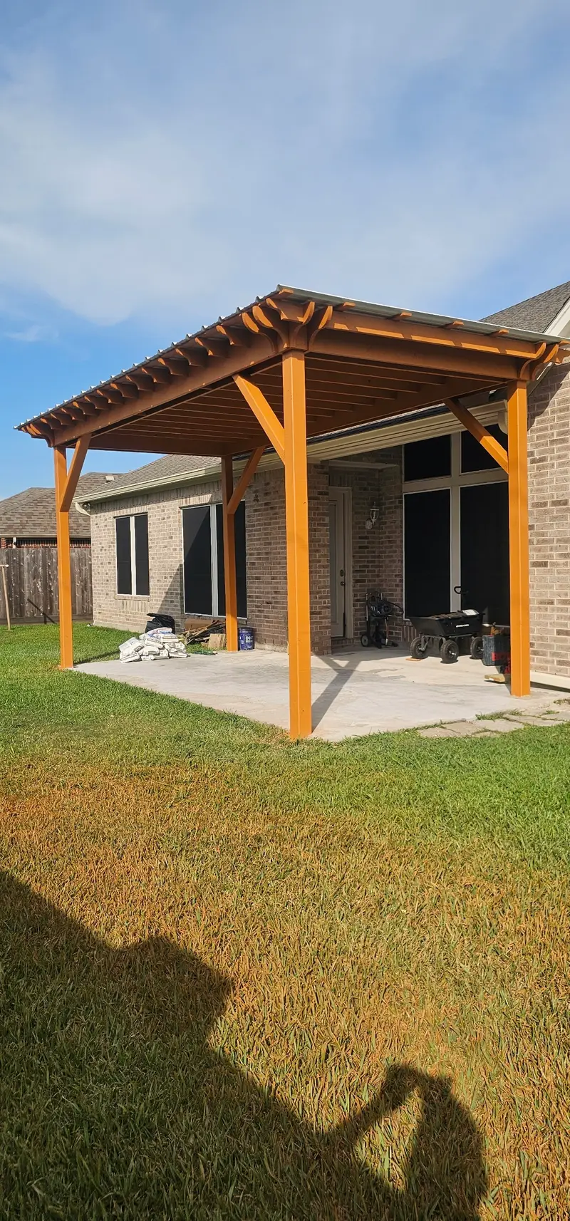 Pergolas project in Houston, TX — Detail Construction project 17