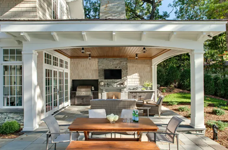 Pergolas project in Houston, TX — Detail Construction project 22